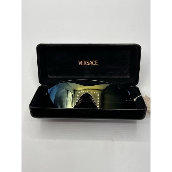 WOMENS MULTI PRE-LOVED VERSACE Y2K AVIATOR-FRAME METAL SUNGLASSES - Picture 5 of 10